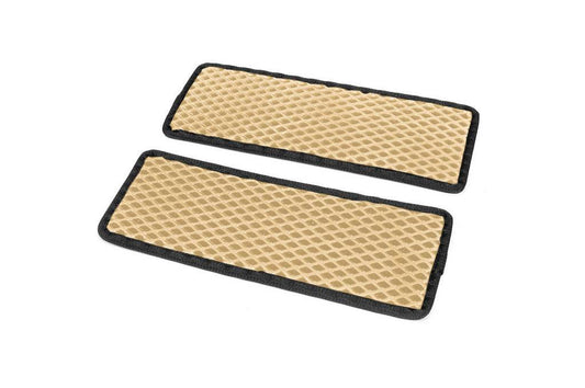 Doormats (2 pcs., EVA, Beige) for Renault Master 2011-2023 - Reelken Auto