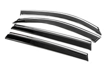 Window Deflectors with Chrome Trim Niken Luxury (4 pcs) for Skoda Kodiaq 2016-2023 - image 2