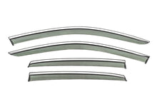 Window Deflectors with Chrome Trim Niken Luxury (4 pcs) for Volkswagen Jetta 2018- - image 1