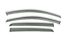 Window Deflectors with Chrome Trim Niken Luxury (HB, 4 pcs) for Volkswagen Golf 8 2019- - image 1