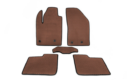 EVA Floor Mats (Brown) for Fiat 500X 2014-2024 - image 1