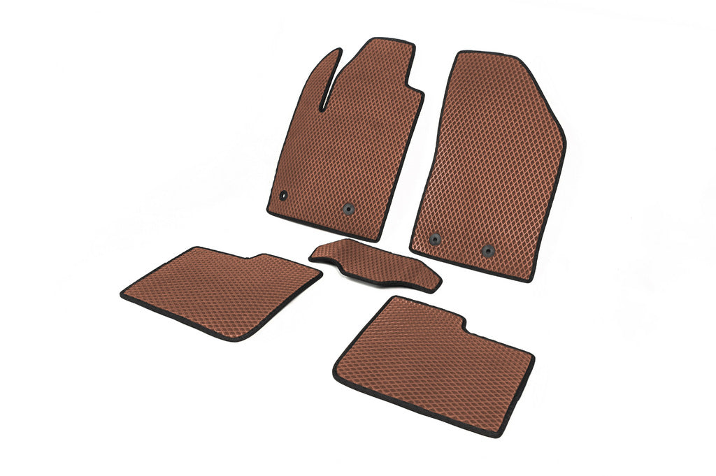 EVA Floor Mats (Brown) for Fiat 500X 2014-2024 - image 2