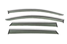 Window Deflectors with Chrome Trim Niken Luxury (4 pcs) for Toyota bZ4X 2022- - image 1