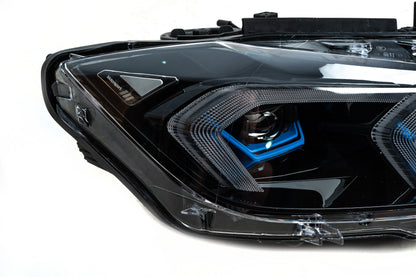 Front Headlights G20-Style 2012-2015 (2 pcs, for halogen version) for BMW 3 Series F30/F31 2012-2019 - image 4