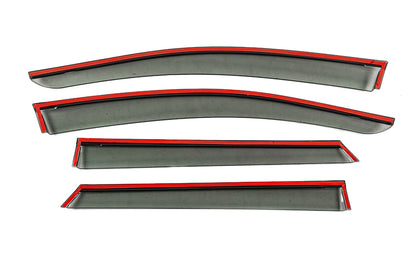 Window Deflectors with Chrome Trim Niken Luxury (4 pcs) for Toyota bZ4X 2022- - image 3