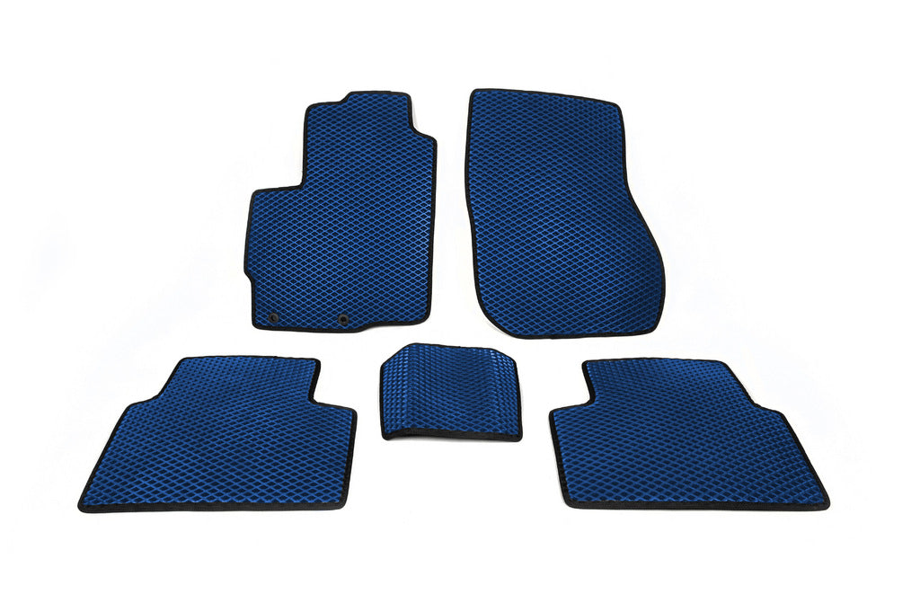 EVA Floor Mats (Blue) for Mitsubishi Outlander 2006-2012 - image 1