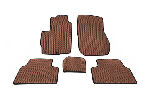 EVA Floor Mats (Brown) for Mitsubishi Outlander 2006-2012 - image 1