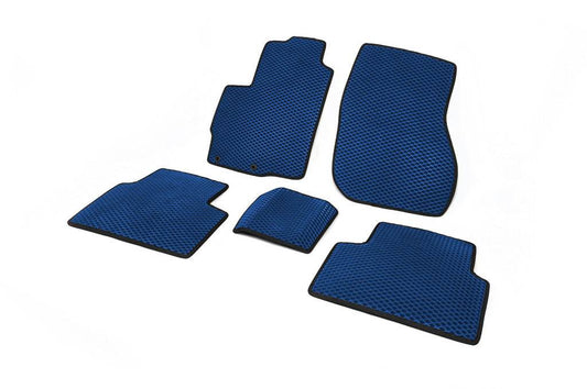 EVA mats (blue) for Mitsubishi Outlander 2006-2012 - Reelken Auto