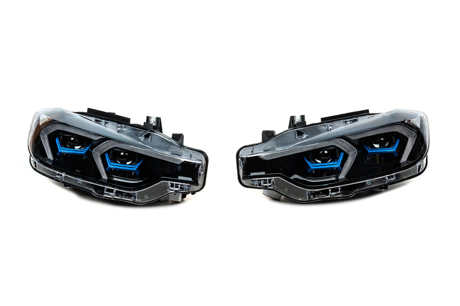 Front Headlights G20-Style 2012-2015 (2 pcs, for halogen version) for BMW 3 Series F-30/31/34 2012-2019 - image 1