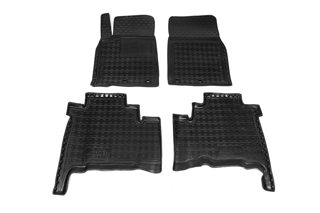 Rubber floor mats with edge 2012-2021 (Autogumm) for Toyota Land Cruiser 200 2007-2021 - image 1