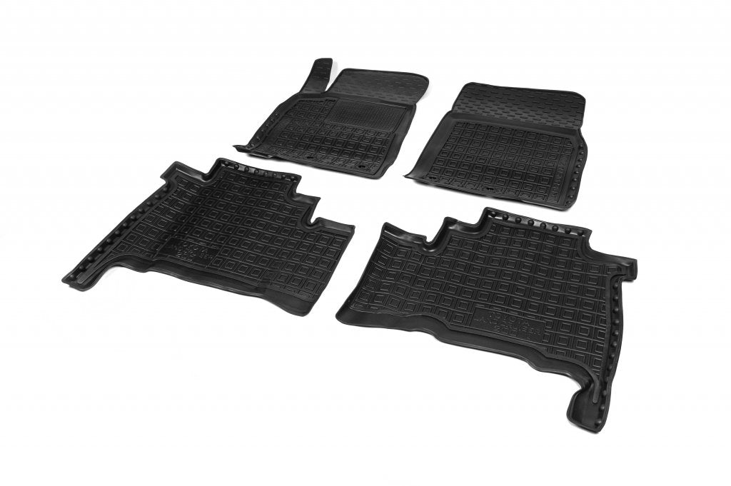 Rubber floor mats with edge 2012-2021 (Autogumm) for Toyota Land Cruiser 200 2007-2021 - image 2