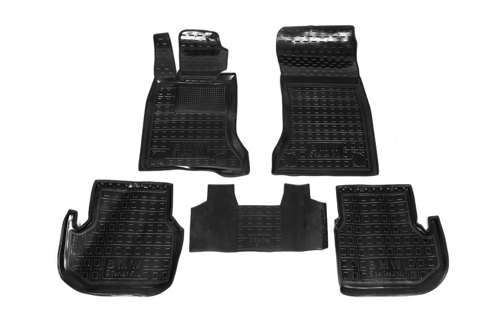 Rubber floor mats with edge 2013-2016 (Autogumm) for BMW 5 Series F-10/11/07 2010-2016 - image 1