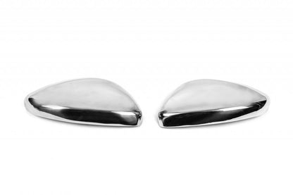 Mirror Covers (2 pcs, Stainless Steel) for Citroen C-3 2016-2023 - image 2