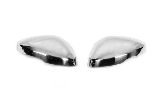 Cover for mirrors (2 pcs., stainless steel) for Honda Civic Sedan 2021↗ year - Reelken Auto
