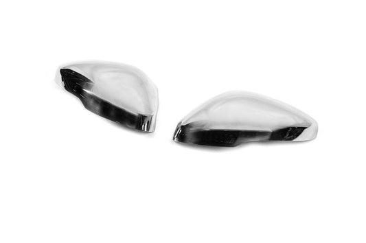 Cover for mirrors (2 pcs., stainless steel) for Honda Civic Sedan 2021↗ year - Reelken Auto