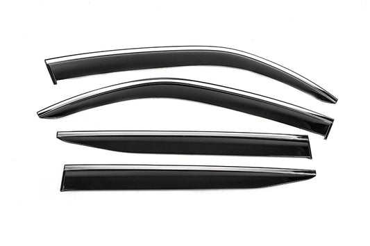 Niken Luxury chrome windbreakers (4 pcs) for Toyota Land Cruiser 300 - image 1