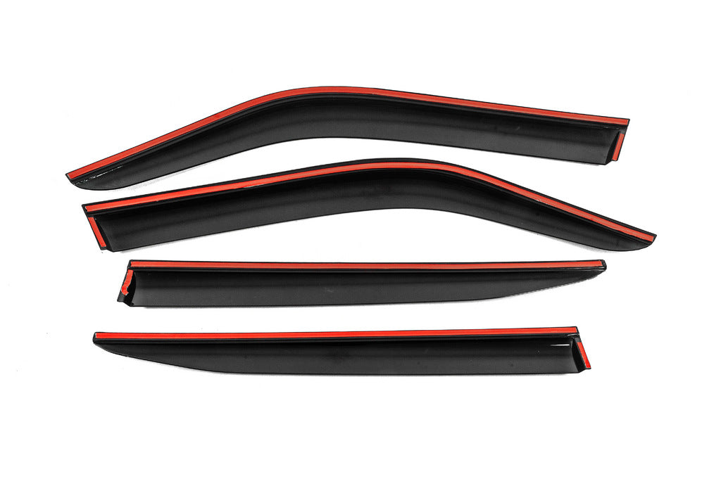 Window Deflectors with Chrome Trim Niken Luxury (4 pcs) for Toyota Land Cruiser 300 2021- - image 3