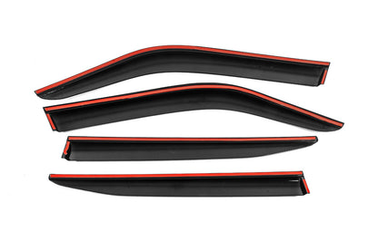 Window Deflectors with Chrome Trim Niken Luxury (4 pcs) for Toyota Land Cruiser 300 2021- - image 3