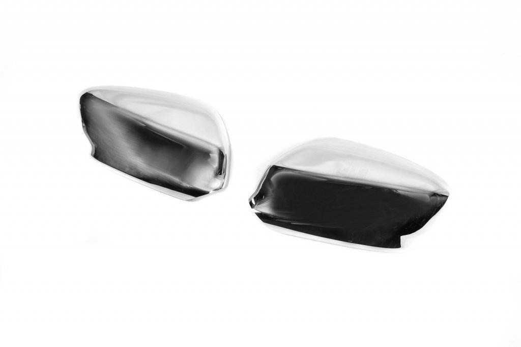 Cover for mirrors (2 pcs., stainless steel) for Citroen C-Elysee - Reelken Auto