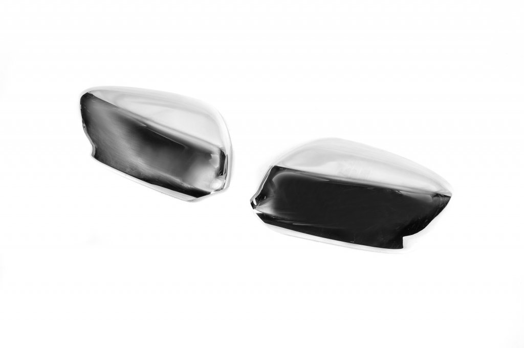 Mirror Covers (2 pcs, Stainless Steel) for Peugeot 301 2012- - image 3
