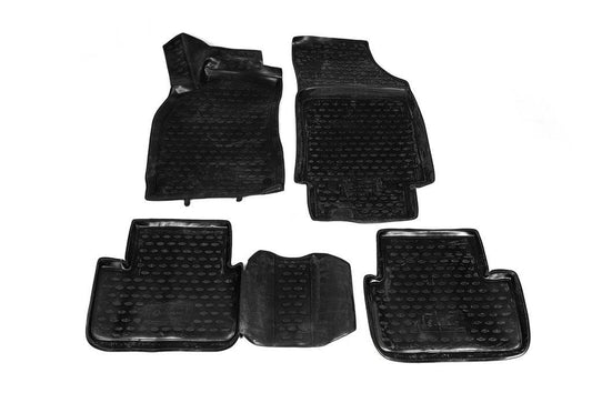 Rubber floor mats (4-piece, Novline) for Renault Fluence 2009-2016 - Reelken Auto