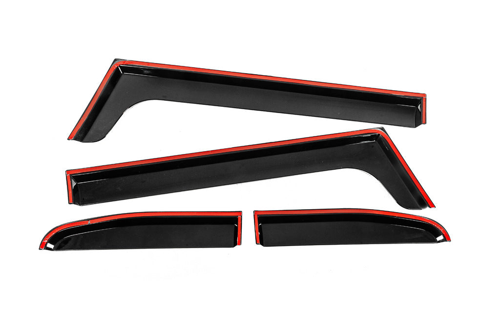 Window Deflectors Niken Luxury (4 pcs) for Toyota FJ Cruiser 2006-2022 - image 5
