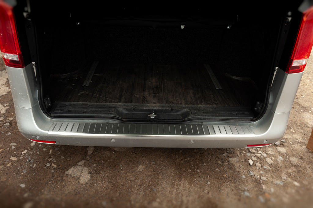 OmsaLine rear bumper pad (stainless) for Mercedes Vito / V-class W447 2014↗ year - image 1
