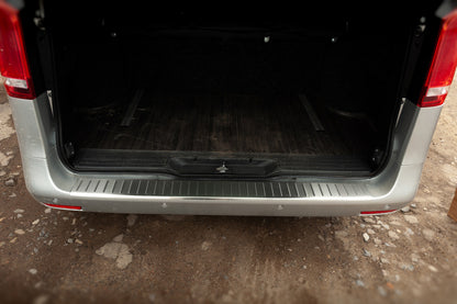 OmsaLine rear bumper pad (stainless) for Mercedes Vito / V-class W447 2014↗ year - image 1