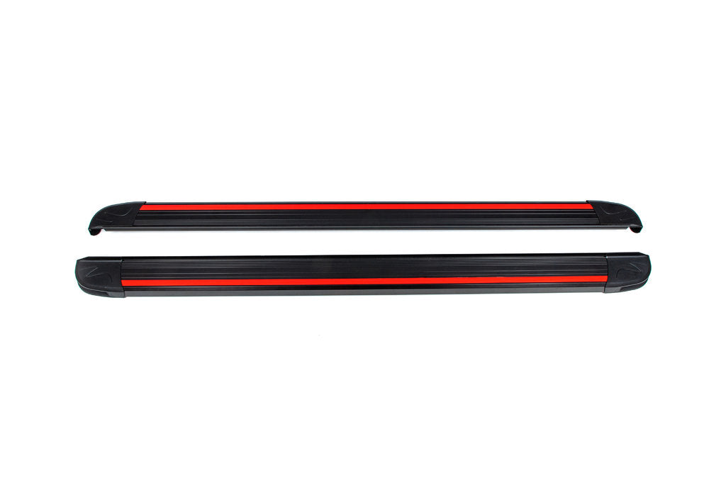 Side Steps Maya Red (2 pcs, Aluminum) for SsangYong Korando 2010-2019 - image 2
