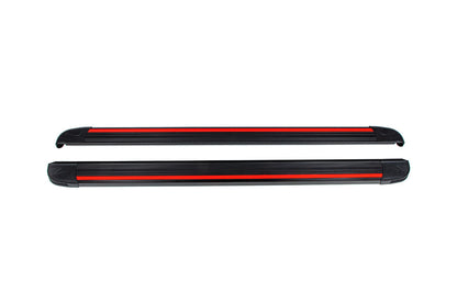 Side sills Maya Red (2 pcs., aluminum) for Fiat Doblo III 2023- year - image 2