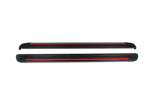 Side sills Maya Red (2 pcs., aluminum) for Fiat Doblo III 2023- year - image 2