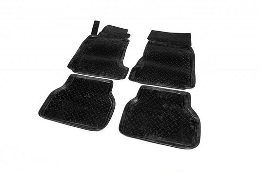 Rubber Floor Mats (4 pcs, RezavPlast) for BMW 5 Series E-39 1996-2003 - image 1