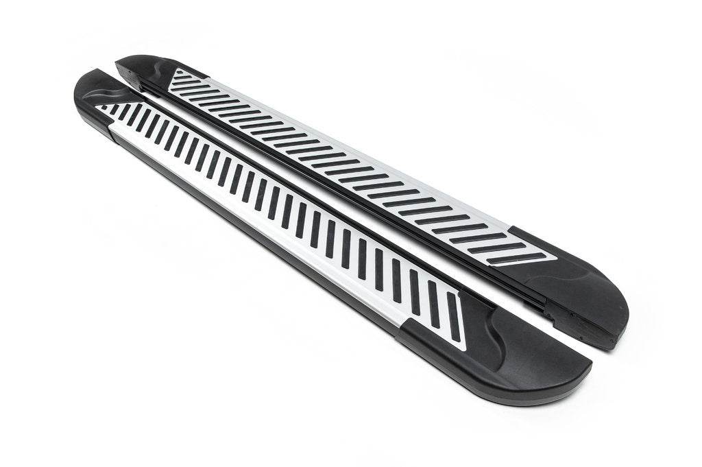 Side pad Line (2 pcs., Aluminum) for Skoda Yeti 2009-2017 - Reelken Auto