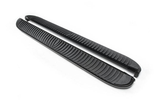 Tayga Black side sills (2 pcs., Aluminum) for Volkswagen Taigo 2020- - Reelken Auto