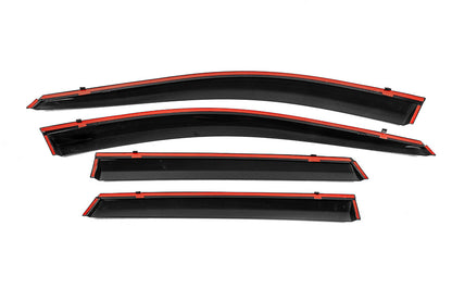 Window Deflectors with Chrome Trim Niken Luxury (4 pcs) for Volkswagen ID.4 2020- - image 4