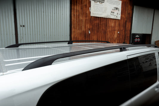 Black Roof Rails CAN Original Design (Metal Feet) for Mercedes Vito/V-class W447 2014- - image 2
