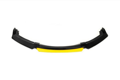 Universal front lip skirt Niken Yellow (ABS) - Reelken Auto