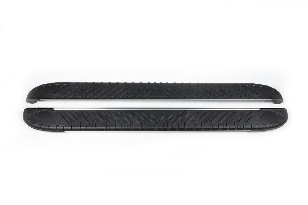 Side Steps Bosphore Grey (2007-2012, 2 pcs, Aluminum) for Isuzu D-Max 2002-2011 - image 2