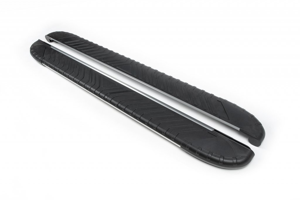 Side Steps Bosphorus Grey (2 pcs, Aluminum) for Citroen Nemo 2007-2017 - image 1