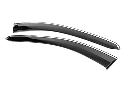Window Deflectors with Chrome Trim Niken Luxury (2 pcs) for Ford Connect 2021- - image 3