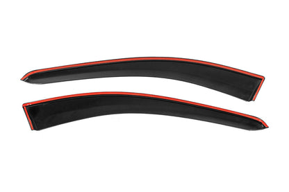 Window Deflectors with Chrome Trim Niken Luxury (2 pcs) for Volkswagen Caddy 2020- - image 4