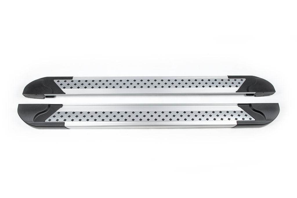 Side sills Vision New Gray (2 pieces, aluminum) for DS7 Crossback - Reelken Auto