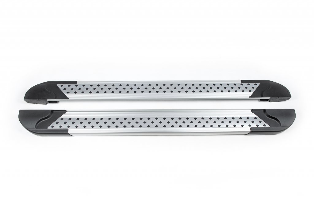 Side Steps New Vision Grey (2 pcs, Aluminum) for Citroen Nemo 2007-2017 - image 2