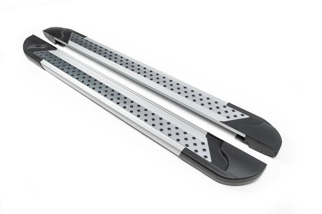Side sills Vision New Gray (2 pieces, aluminum) for DS7 Crossback - Reelken Auto