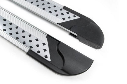 Side sills Vision New Gray (2 pieces, aluminum) for Mini Countryman R60 2010-2017 - Reelken Auto