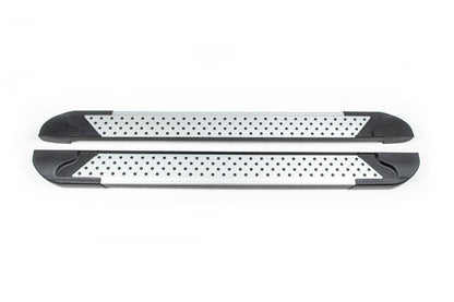 Lateral platforms Allmond Grey (2 pieces, aluminum) for Cadillac XT5 - Reelken Auto