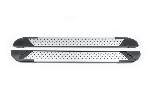 Lateral platforms Allmond Gray (2 pieces, aluminum) for SsangYong Rexton I 2001-2017 - image 2