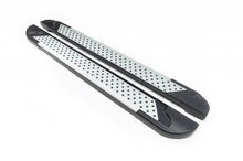 Lateral platforms Allmond Gray (2 pieces, aluminum) for BMW X1 F-48 2015-2022 - Reelken Auto