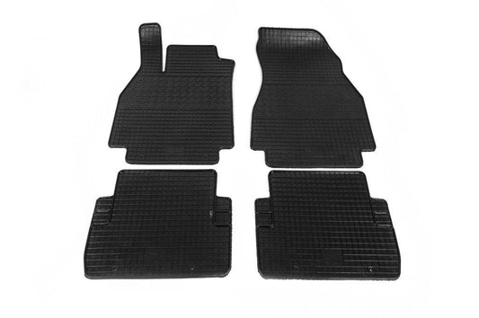 Polytep rubber mats (4 pcs) for Renault Megane II 2004-2009 - Reelken Auto