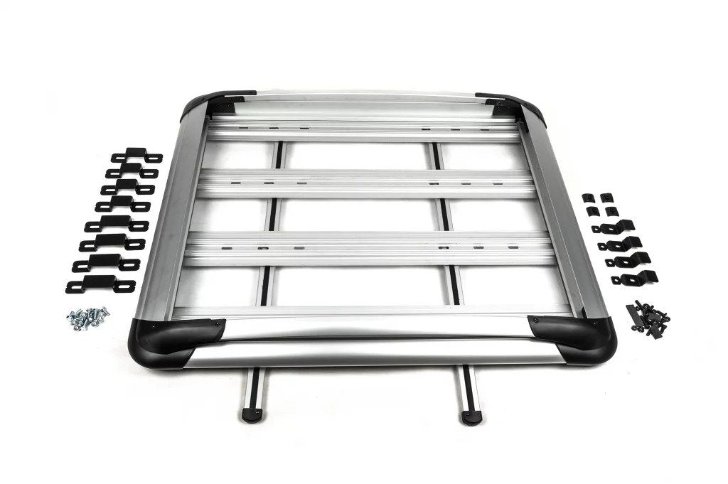 Roof basket with crossbars and net (100cm x 120cm) for Citroen C-4 Picasso 2006-2013 - image 4